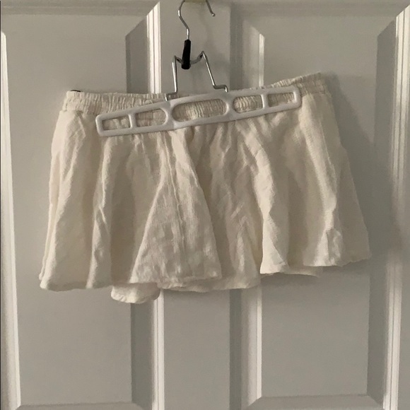 Roxy cream colored strapless top - Picture 1 of 3